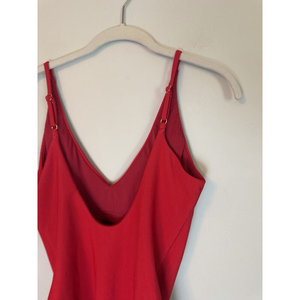 Beach Riot Core Collection Reese One Piece Sz M Red - Picture 14 of 14